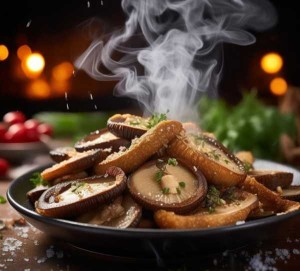 探索榛子蘑炸制之美，独特风味，尽享美味之旅
