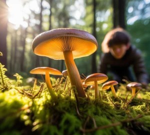 榛子蘑珍品之旅，揭秘野生菌界的独特魅力