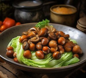山野珍馐，榛子蘑白菜风味探寻之旅