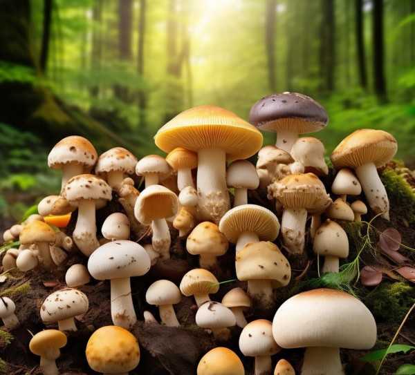 野生蘑菇美食之旅，大自然的餐桌珍品图鉴,探寻大自然的馈赠—能吃的野生蘑菇图片大赏,口感,健康,第1张