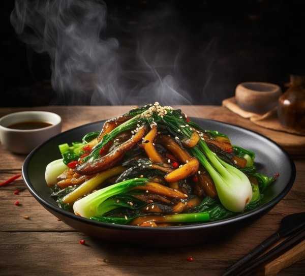 家常美味，黑木耳炒油菜，营养满分，全家喜爱秘诀大公开！,黑木耳炒油菜，营养美味两不误，学会这一招，家人爱不释手！,口感,健康,黑木耳,第1张