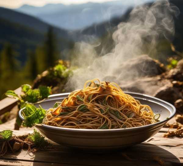 贺兰山野生蘑菇面，大自然的舌尖盛宴,贺兰山野生蘑菇面，大自然的馈赠，舌尖上的生态美味,口感,第1张