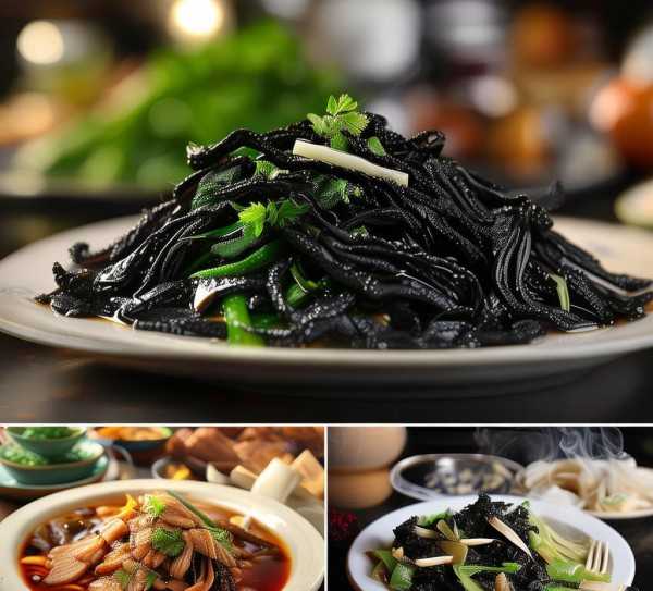 黑木耳美食探索，多样美味与烹饪技巧,黑木耳的多样美味，探索什么好吃，如何烹饪出最佳口感,口感,健康,黑木耳,第1张