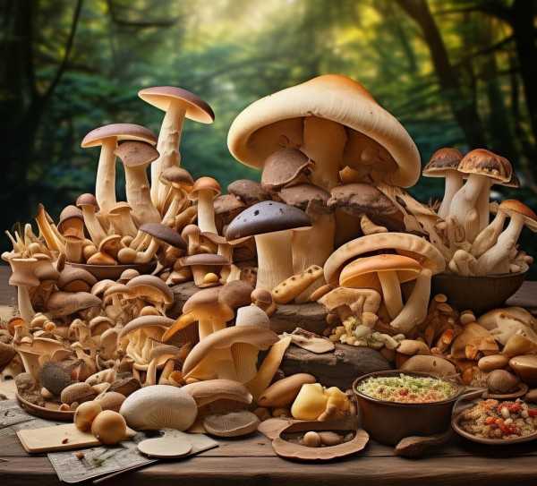 野生蘑菇美食秘籍，大自然鲜香滋味尽在其中,野生蘑菇做法大全，探索大自然的鲜美美味,口感,健康,野生蘑菇,第1张