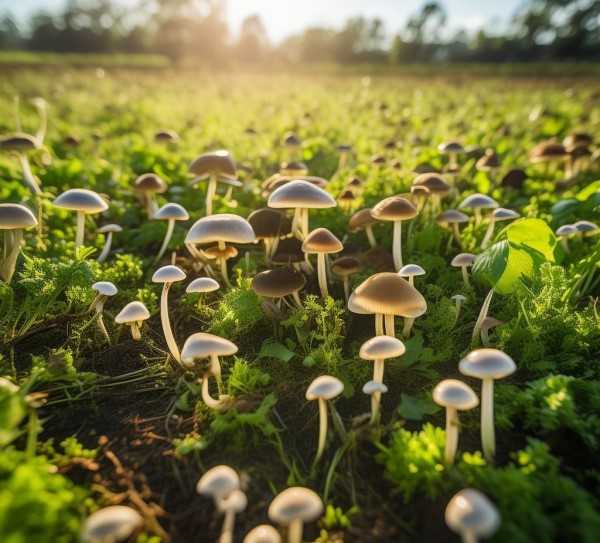 香菇地生态奇迹，农业画卷中的绿色奇迹之旅,香菇地里的自然画卷，探寻农业的绿色奇迹,香菇,第1张