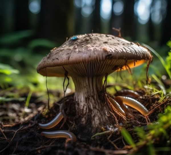 野生蘑菇含蛆虫，食用安全需谨慎？,野生蘑菇有蛆虫，究竟还能不能放心食用？,口感,健康,野生蘑菇,第1张